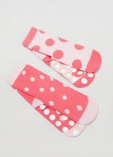 Ovs Two-Pack Stretch Polka Dot Slipper Socks